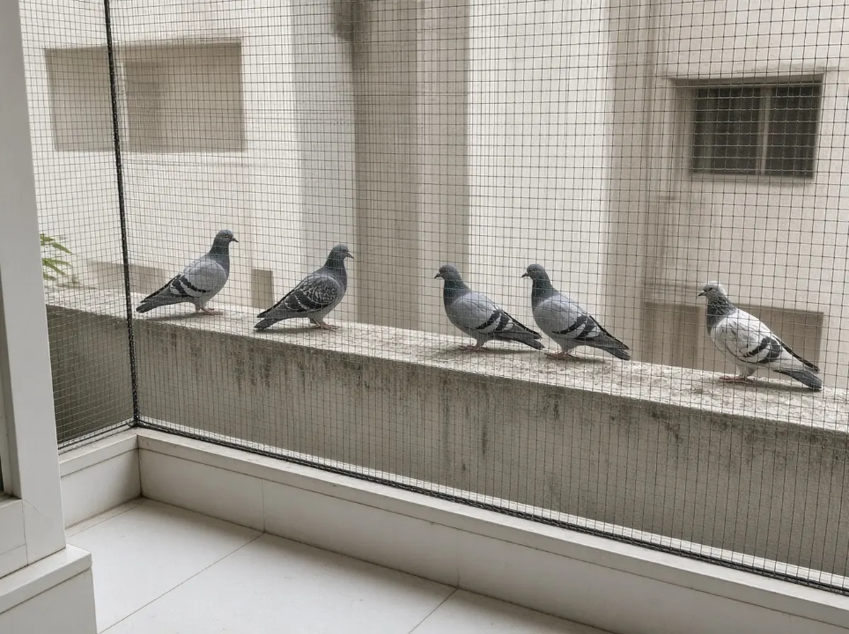 Pigeon & Bird Nets installation